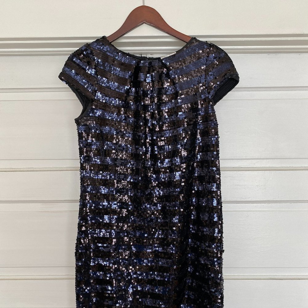 Milly Black/Navy Sequin Dress, Size 2